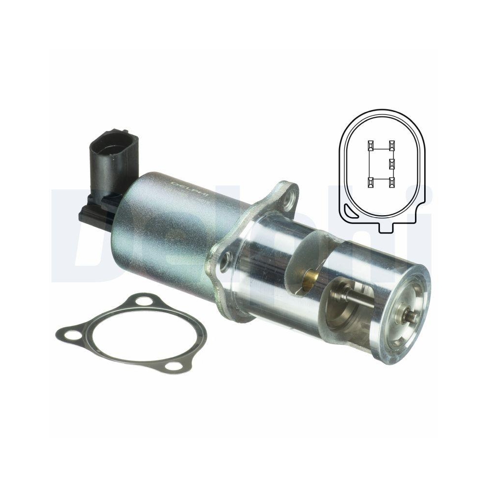DELPHI EG10398-12B1 AGR-Ventil f&uuml;r OPEL RENAULT VAUXHALL DACIA
