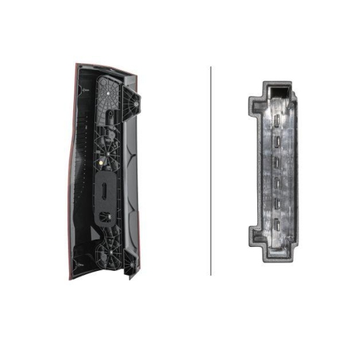 HELLA Heckleuchte 2SK 013 253-221 für MERCEDES-BENZ, rechts
