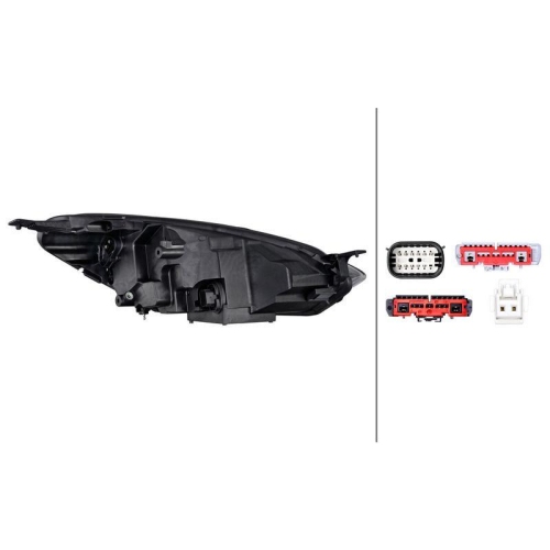 HELLA 1EX 354 857-131 Hauptscheinwerfer f&uuml;r FORD, links
