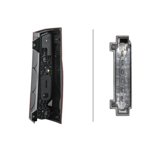 HELLA Heckleuchte 2SK 013 253-231 für MERCEDES-BENZ, links