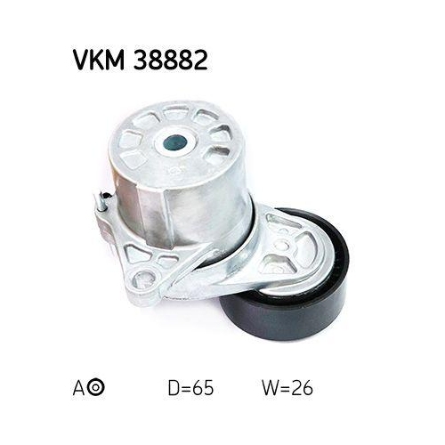 Riemenspanner, Keilrippenriemen SKF VKM 38882 f&uuml;r MERCEDES-BENZ, rechts oben