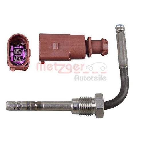 Sensor, Abgastemperatur METZGER 0894539 ORIGINAL ERSATZTEIL f&uuml;r AUDI VAG