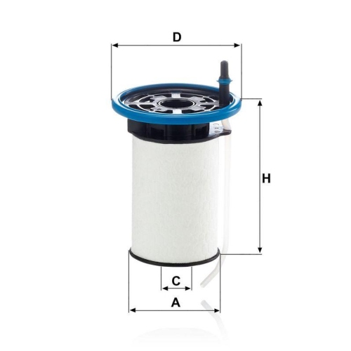 Kraftstofffilter MANN-FILTER PU 7005 f&uuml;r FIAT OPEL VAUXHALL MASERATI