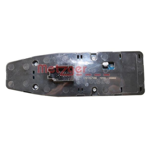 Schalter, Fensterheber METZGER 0916704 GREENPARTS f&uuml;r BMW, fahrerseitig, vorne