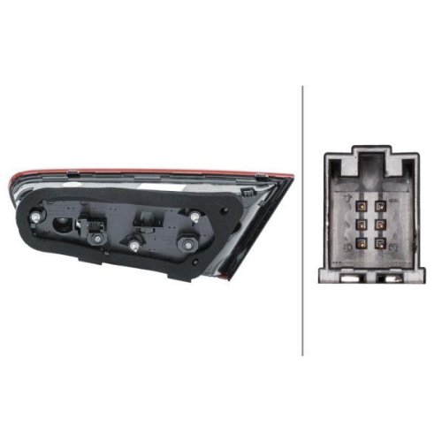 HELLA Heckleuchte 2SV 012 832-051 für AUDI, links