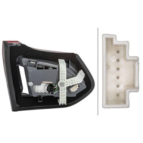 HELLA Heckleuchte 2TZ 354 875-041 für MERCEDES-BENZ, rechts