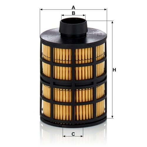 Kraftstofffilter MANN-FILTER PU 723 x f&uuml;r CITRO&Euml;N FIAT FORD OPEL PEUGEOT SAAB