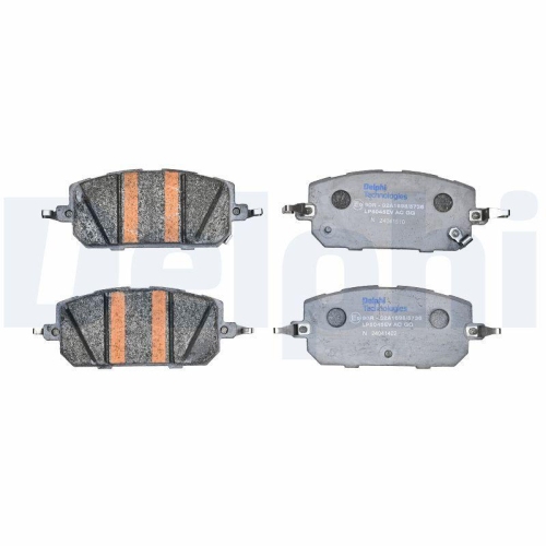 DELPHI LP5045EV Bremsbelagsatz, Scheibenbremse f&uuml;r MAZDA MAZDA (CHANGAN)