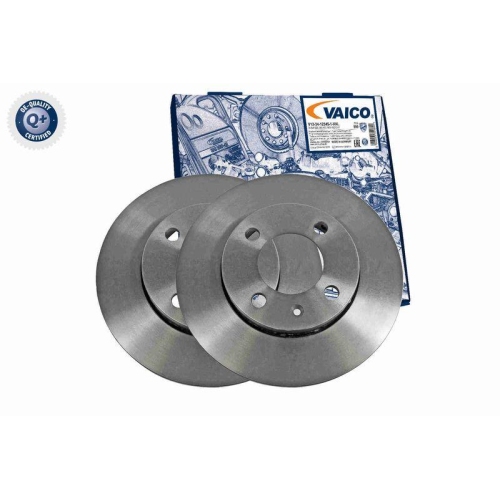 VAICO V10-80045 2 St&uuml;ck Bremsscheiben Q+, Erstausr&uuml;sterqualit&auml;t f&uuml;r MAZDA SEAT SKODA VW