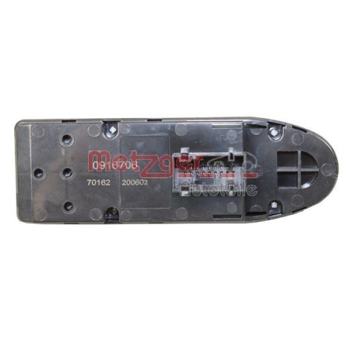 Schalter, Fensterheber METZGER 0916706 f&uuml;r BMW, fahrerseitig, vorne