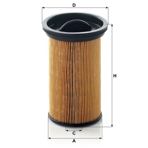 Kraftstofffilter MANN-FILTER PU 742 f&uuml;r BMW