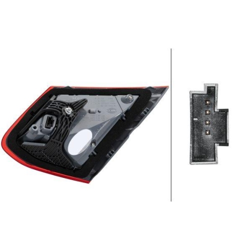 HELLA Heckleuchte 2TZ 011 787-211 für MERCEDES-BENZ, links