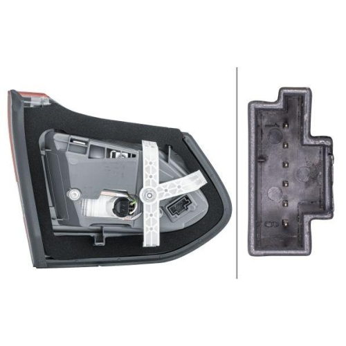 HELLA Heckleuchte 2TZ 354 875-061 für MERCEDES-BENZ, rechts