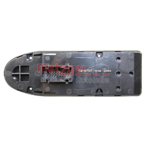 Schalter, Fensterheber METZGER 0916707 f&uuml;r BMW, fahrerseitig, vorne