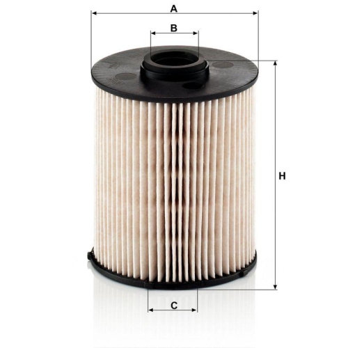 Kraftstofffilter MANN-FILTER PU 839 x f&uuml;r MERCEDES-BENZ