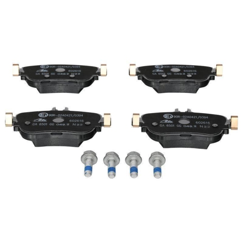 Bremsbelagsatz, Scheibenbremse ATE 13.0460-2616.2 f&uuml;r MERCEDES-BENZ, Hinterachse