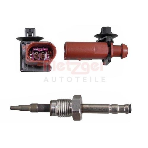 Sensor, Abgastemperatur METZGER 08941061 ORIGINAL ERSATZTEIL f&uuml;r MAN VW