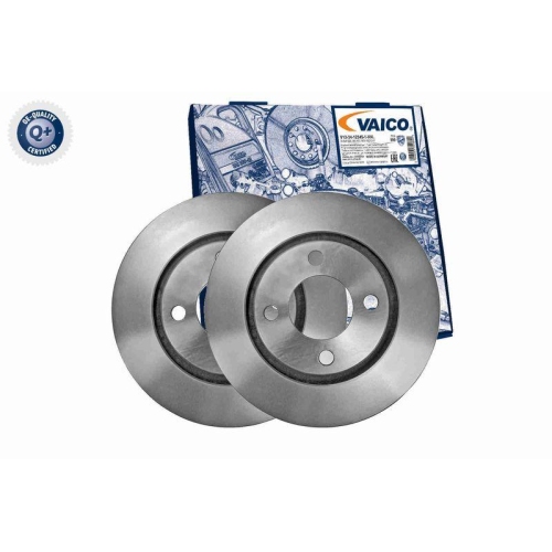 VAICO V10-80051 2 St&uuml;ck Bremsscheiben Q+, Erstausr&uuml;sterqualit&auml;t f&uuml;r AUDI SEAT SKODA VW