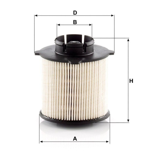 Kraftstofffilter MANN-FILTER PU 9001 x f&uuml;r OPEL GENERAL MOTORS