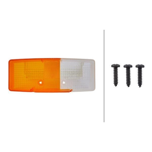 HELLA Lichtscheibe, Blinkleuchte 9EL 118 703-001 f&uuml;r BOMAG MASSEY FERGUSON