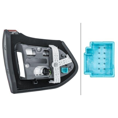 HELLA Heckleuchte 2TZ 354 875-141 für MERCEDES-BENZ, rechts