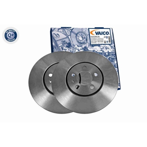 VAICO V10-80053 2 St&uuml;ck Bremsscheiben Q+, Erstausr&uuml;sterqualit&auml;t f&uuml;r AUDI SEAT SKODA VW