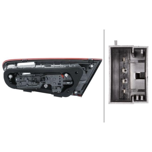 HELLA Heckleuchte 2TZ 012 834-051 für AUDI, links