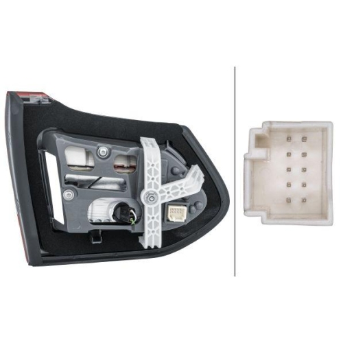 HELLA Heckleuchte 2TZ 354 875-161 f&uuml;r MERCEDES-BENZ, rechts