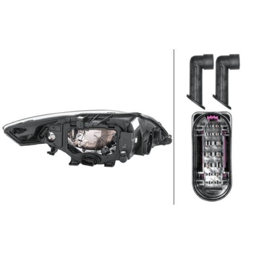 HELLA Hauptscheinwerfer 1EB 354 996-011 f&uuml;r FORD, links