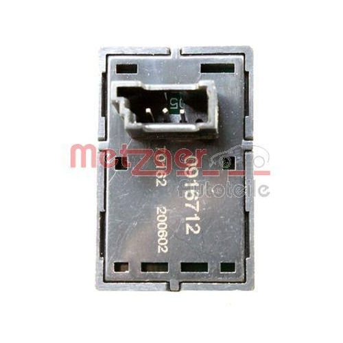 Schalter, Fensterheber METZGER 0916712 GREENPARTS f&uuml;r BMW, beifahrerseitig
