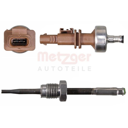 Sensor, Abgastemperatur METZGER 08941072 ORIGINAL ERSATZTEIL f&uuml;r PORSCHE