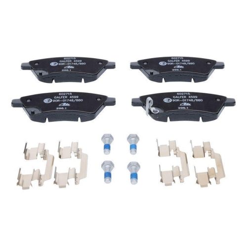 Bremsbelagsatz, Scheibenbremse ATE 13.0460-2715.2 f&uuml;r FIAT SUZUKI, Vorderachse