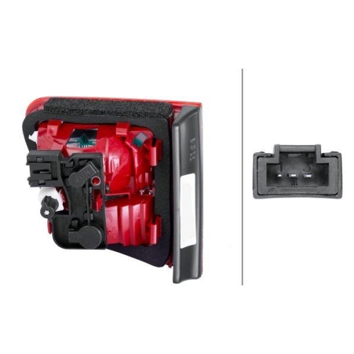 HELLA Heckleuchte 2TZ 354 822-041 für CITROËN, rechts