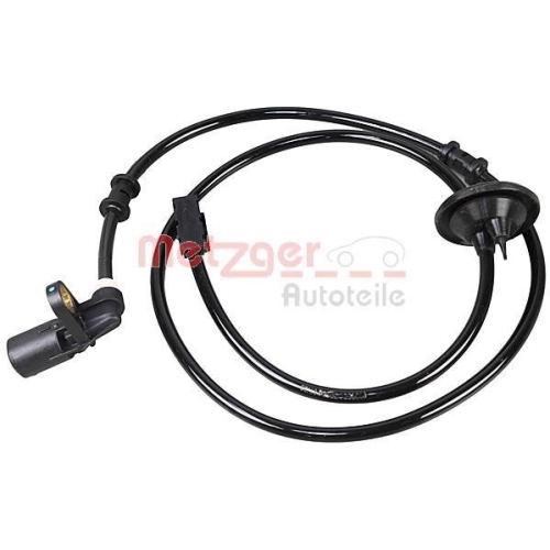 Sensor, Raddrehzahl METZGER 0900664 f&uuml;r MERCEDES-BENZ, Hinterachse rechts