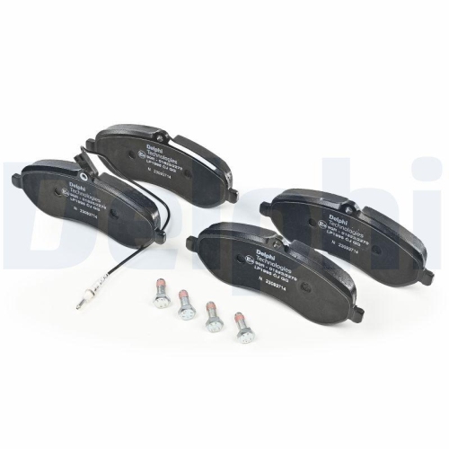 DELPHI LP1995 Bremsbelagsatz, Scheibenbremse f&uuml;r CITRO&Euml;N FIAT PEUGEOT TOYOTA