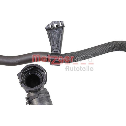 K&uuml;hlerschlauch METZGER 2421280 f&uuml;r AUDI SEAT SKODA VW, rechts unten