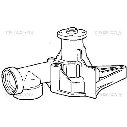 Wasserpumpe, Motork&uuml;hlung TRISCAN 8600 10856 f&uuml;r MITSUBISHI HYUNDAI PROTON