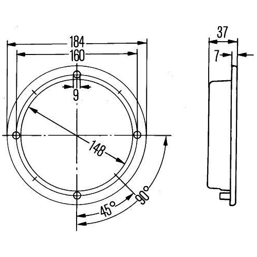 HELLA Innenraumleuchte 2JA 005 590-001 für AUWÄRTER MAN SCANIA VAN HOOL NEOPLAN