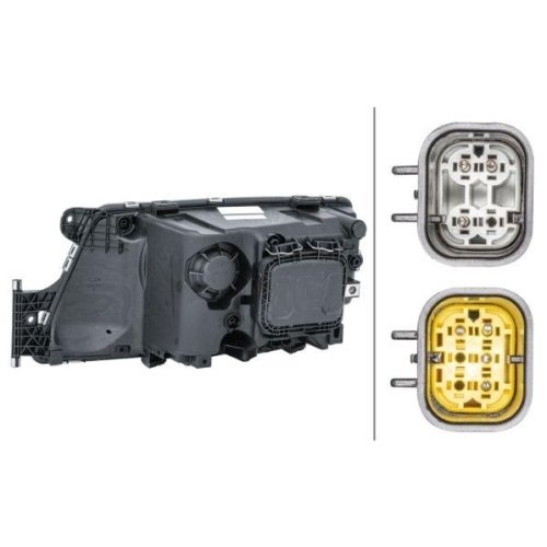HELLA Hauptscheinwerfer 1EH 354 987-041 für MAN, rechts