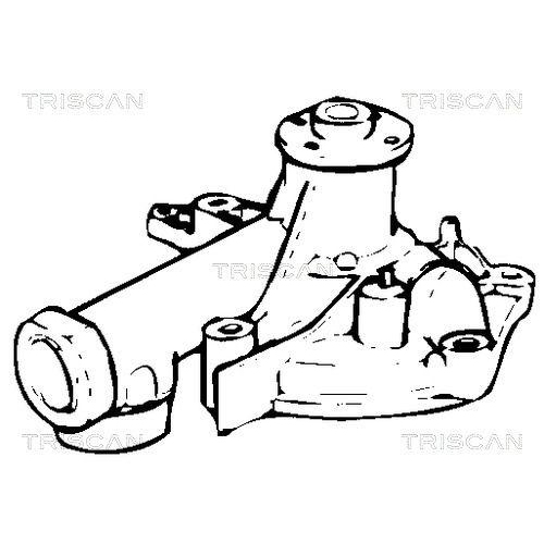 Wasserpumpe, Motork&uuml;hlung TRISCAN 8600 10857 f&uuml;r MITSUBISHI HYUNDAI