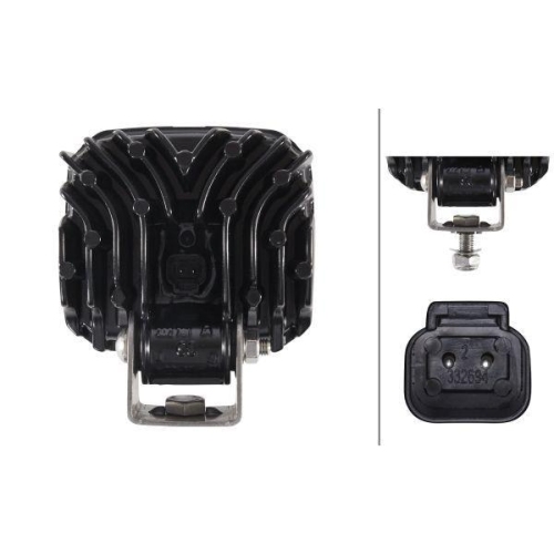 HELLA Arbeitsscheinwerfer 1GA 995 606-021 für KÄSSBOHRER LIEBHERR CLAAS GRIMME