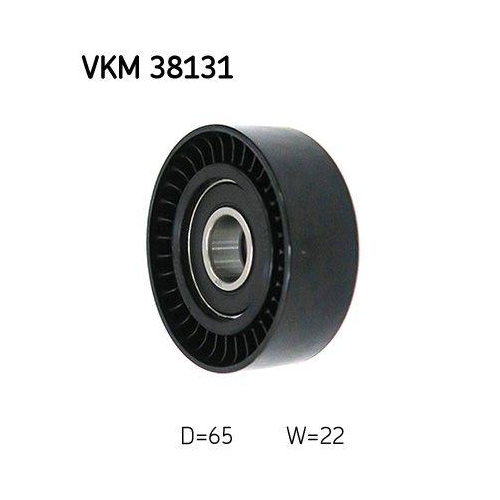 Umlenk-/F&uuml;hrungsrolle, Keilrippenriemen SKF VKM 38131 f&uuml;r MERCEDES-BENZ, rechts