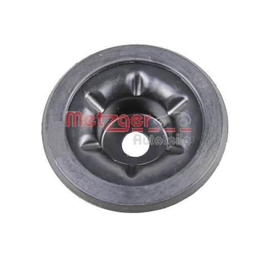 Federteller METZGER 6490304 für VW, Vorderachse links, Vorderachse rechts, oben