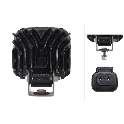 HELLA Arbeitsscheinwerfer 1GA 995 606-031 für FENDT AGCO