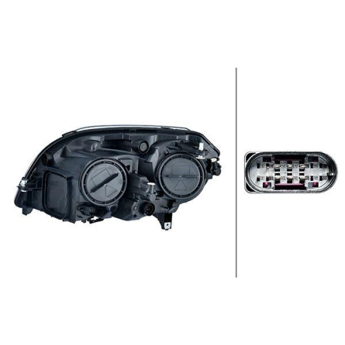 HELLA Hauptscheinwerfer 1EG 354 878-101 f&uuml;r MERCEDES-BENZ, rechts