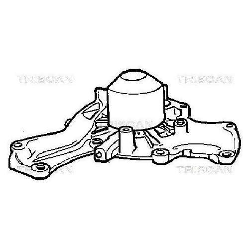 Wasserpumpe, Motork&uuml;hlung TRISCAN 8600 10907 f&uuml;r CHRYSLER MITSUBISHI HYUNDAI