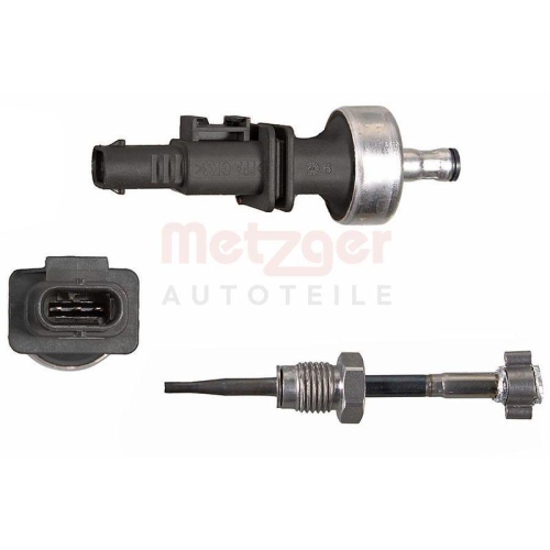 Sensor, Abgastemperatur METZGER 08941081 ORIGINAL ERSATZTEIL f&uuml;r AUDI