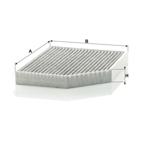 Filter, Innenraumluft MANN-FILTER CUK 2450 f&uuml;r VAG