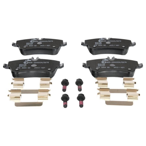 Bremsbelagsatz, Scheibenbremse ATE 13.0460-2727.2 f&uuml;r MERCEDES-BENZ, Vorderachse