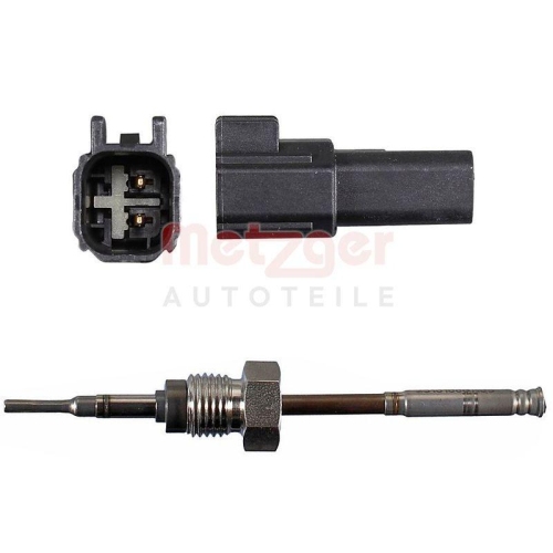 Sensor, Abgastemperatur METZGER 08941084 ORIGINAL ERSATZTEIL f&uuml;r FORD